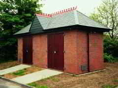 GRP Housings brick effect