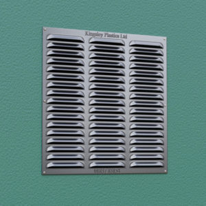 300x300mm pressed aluminum vent