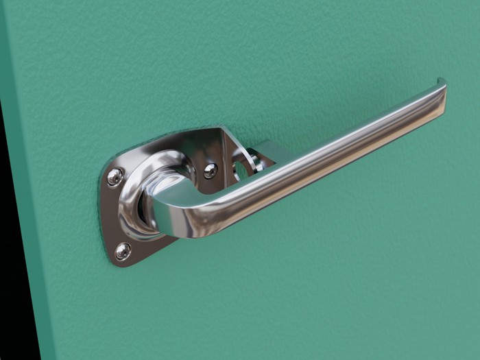 Stainless Steel Padlock Door Handle