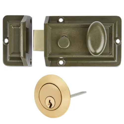 Fitted Cylinder Night Latch + Many More locking Options